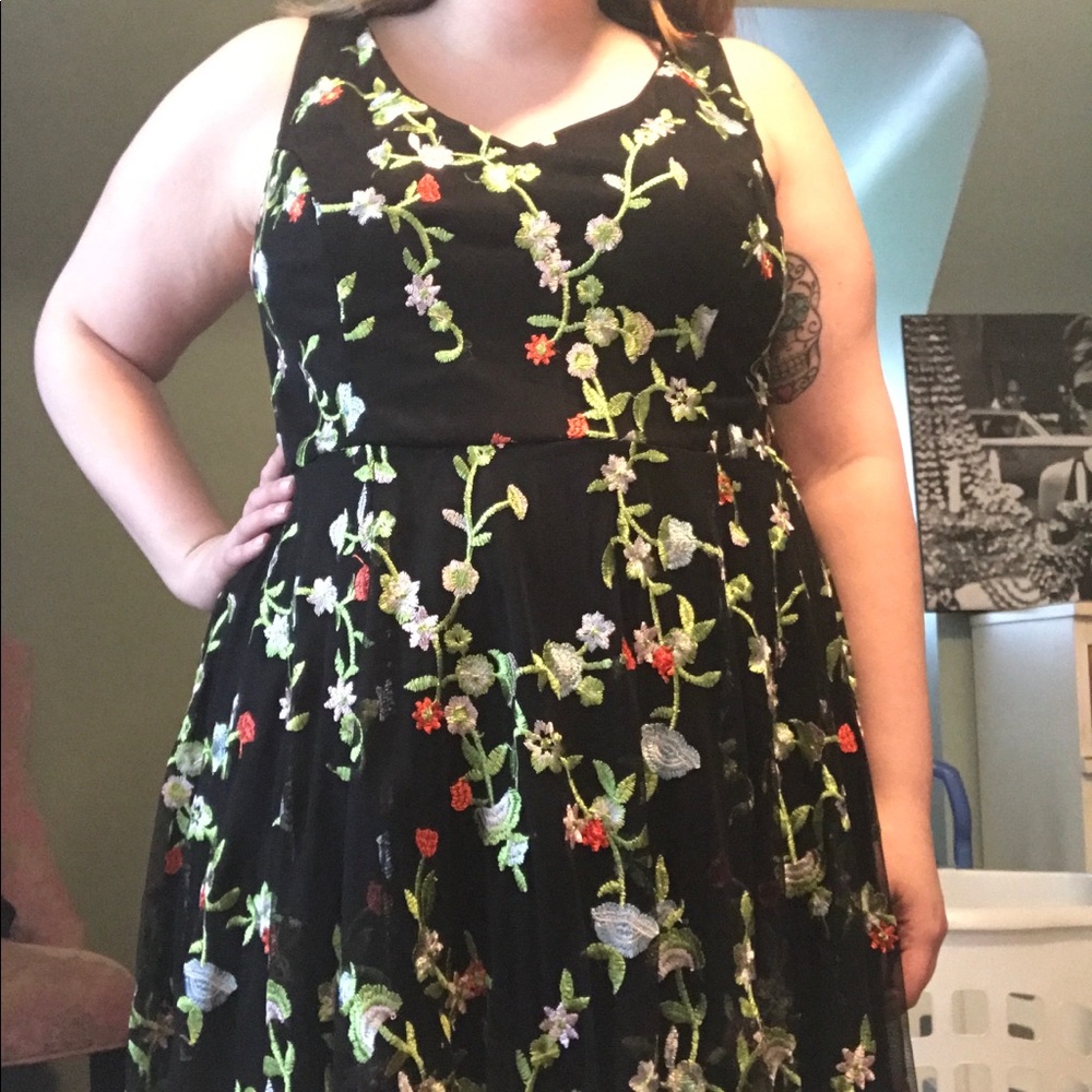 Floral formal dress